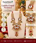 Laddu Gopal Red Kundan Necklace – PoshakWalla