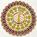 Cream Mughal Tulip Poshak for Laddu Gopal